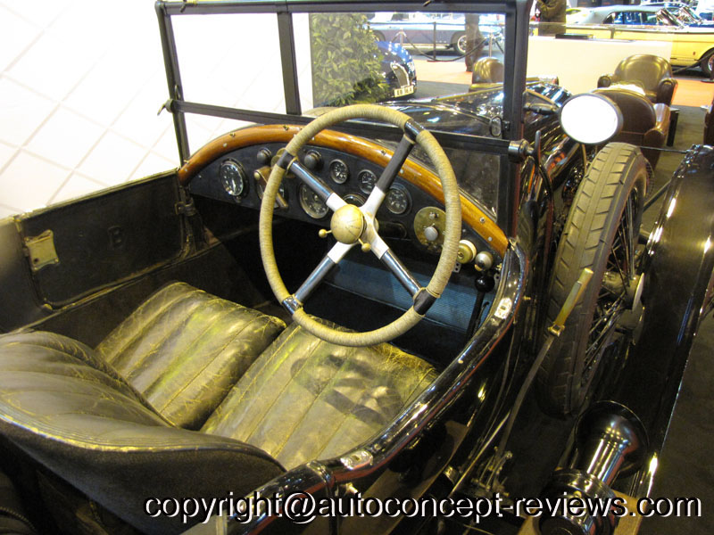 Bentley 3L Red Label Le Mans 1924 winner - interior